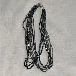 Beaded layer necklace